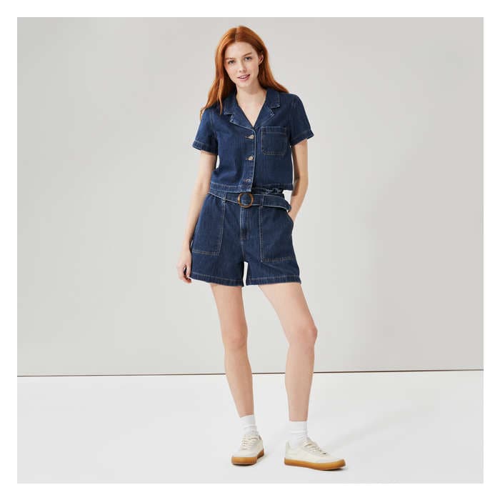 Women's Paperbag Waist Short